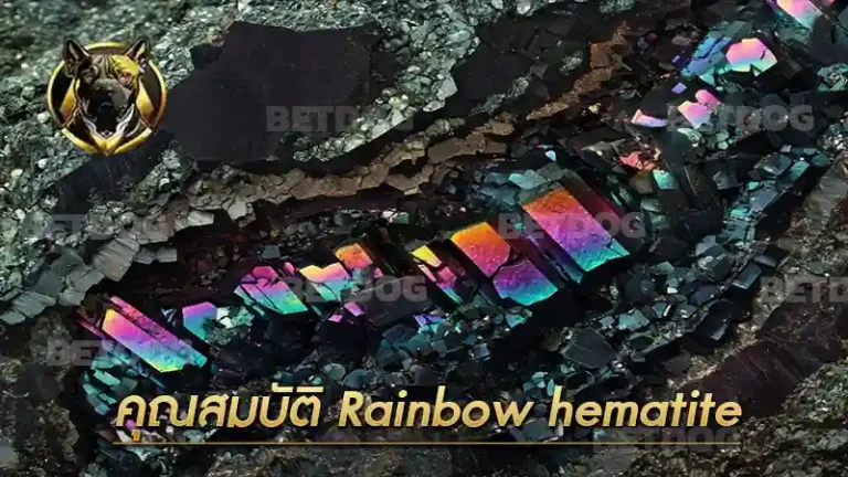 คุณสมบัติ Rainbow hematite