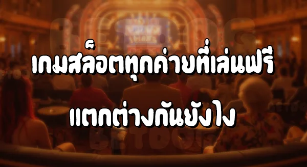 ทดลองเล่นสล็อตทุกค่ายฟรี