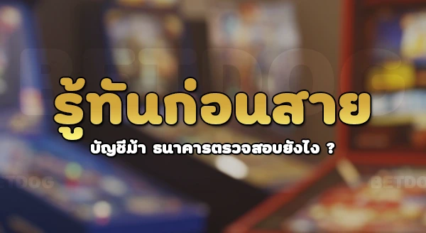 บัญชีม้า ธนาคารตรวจสอบยังไง