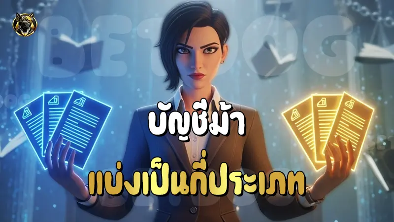 บัญชีม้า แบ่งเป็นกี่ประเภท