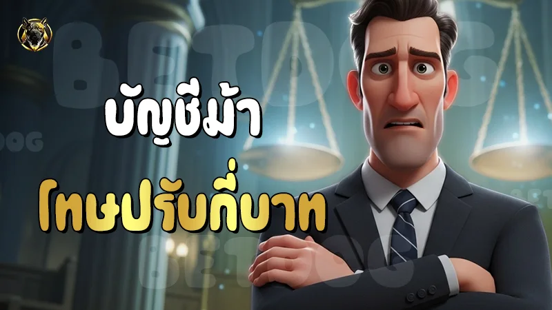 บัญชีม้า โทษปรับกี่บาท