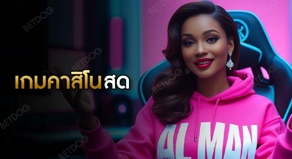 เกมคาสิโนสด ถ่ายทอดสดจริงไหม