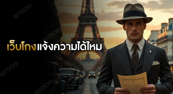 โดนโกงจาก เว็บพนัน แจ้งความได้ไหม