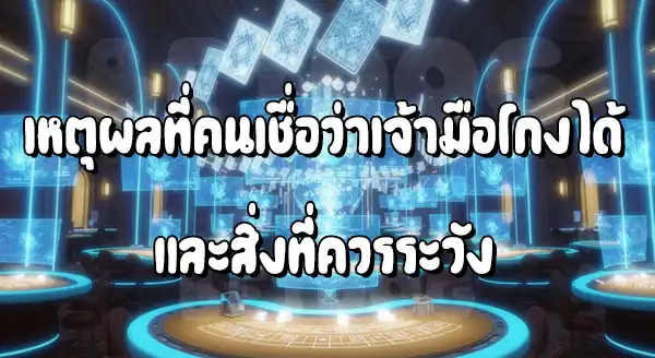 เจ้ามือ โกงบาคาร่า ยังไง